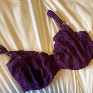 Parfait Purple Lace Full-Coverage Bra